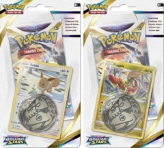 Pokemon SWSH9 Brilliant Stars Checklane Blisters - BOTH Checklane Blisters